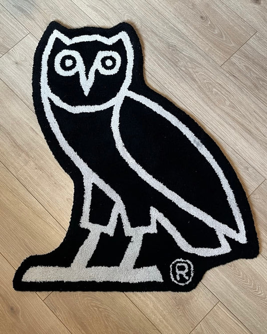 Owl Rug - Black Edition