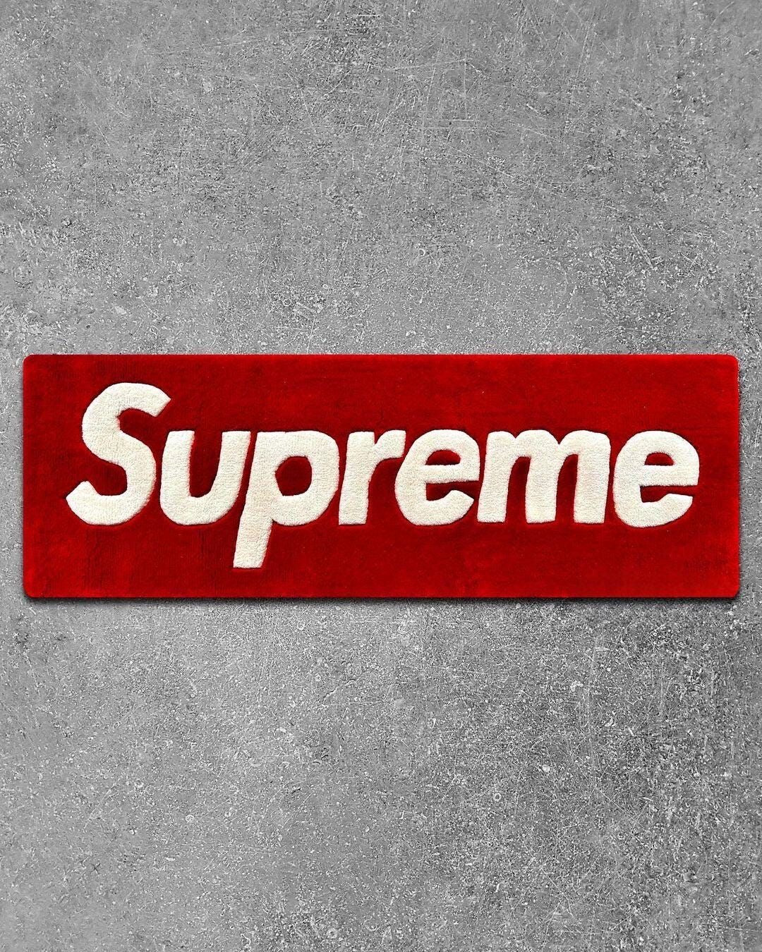 Box Logo Rug - Red Edition